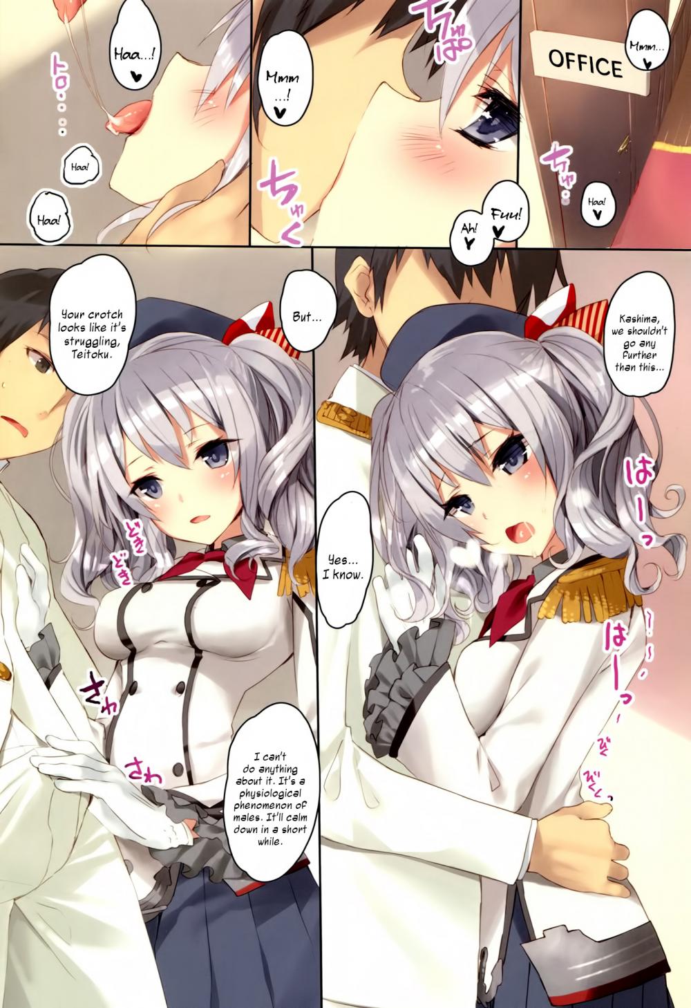 Hentai Manga Comic-Teitoku, Do you not want Kashima here?-Read-3